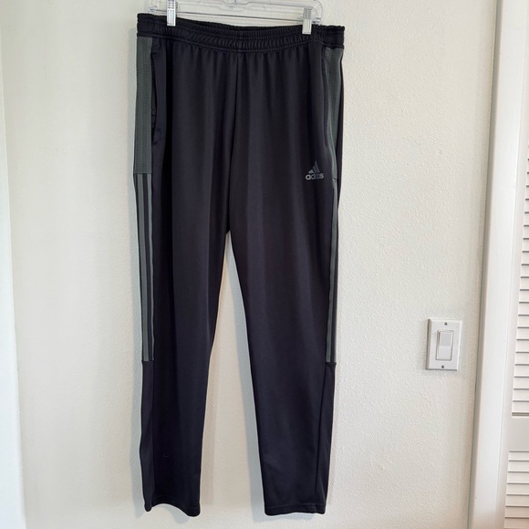 Adidas Men's Black and Gray Joggers Size XL - Picture 1 of 10